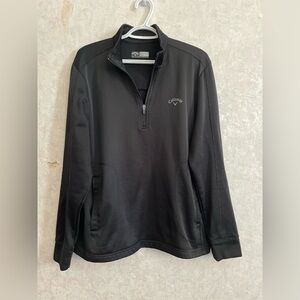 Callaway Black Quarter-Zip Men's Shirt